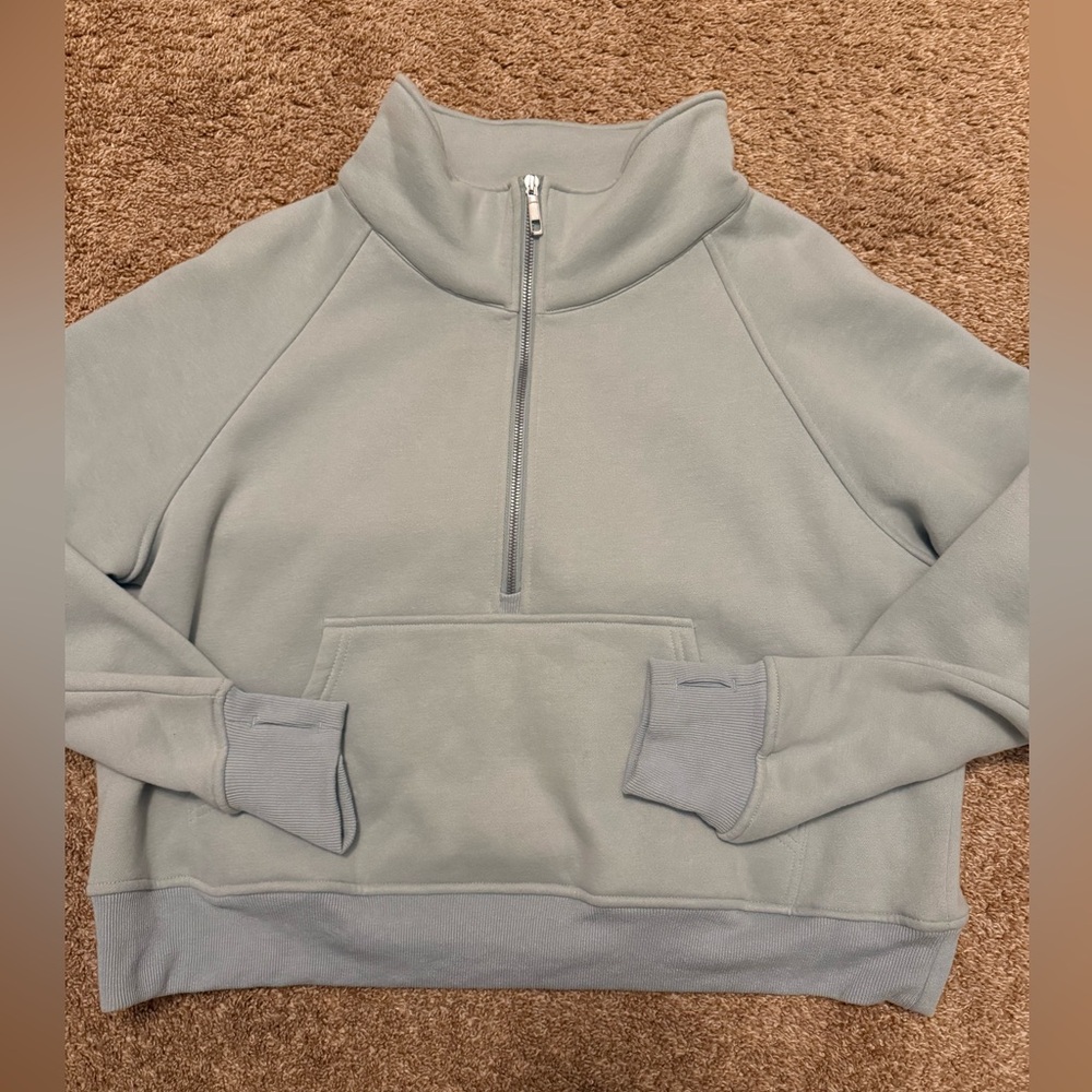 Women's Half-Zip Sweatshirt - Picture 3 of 6